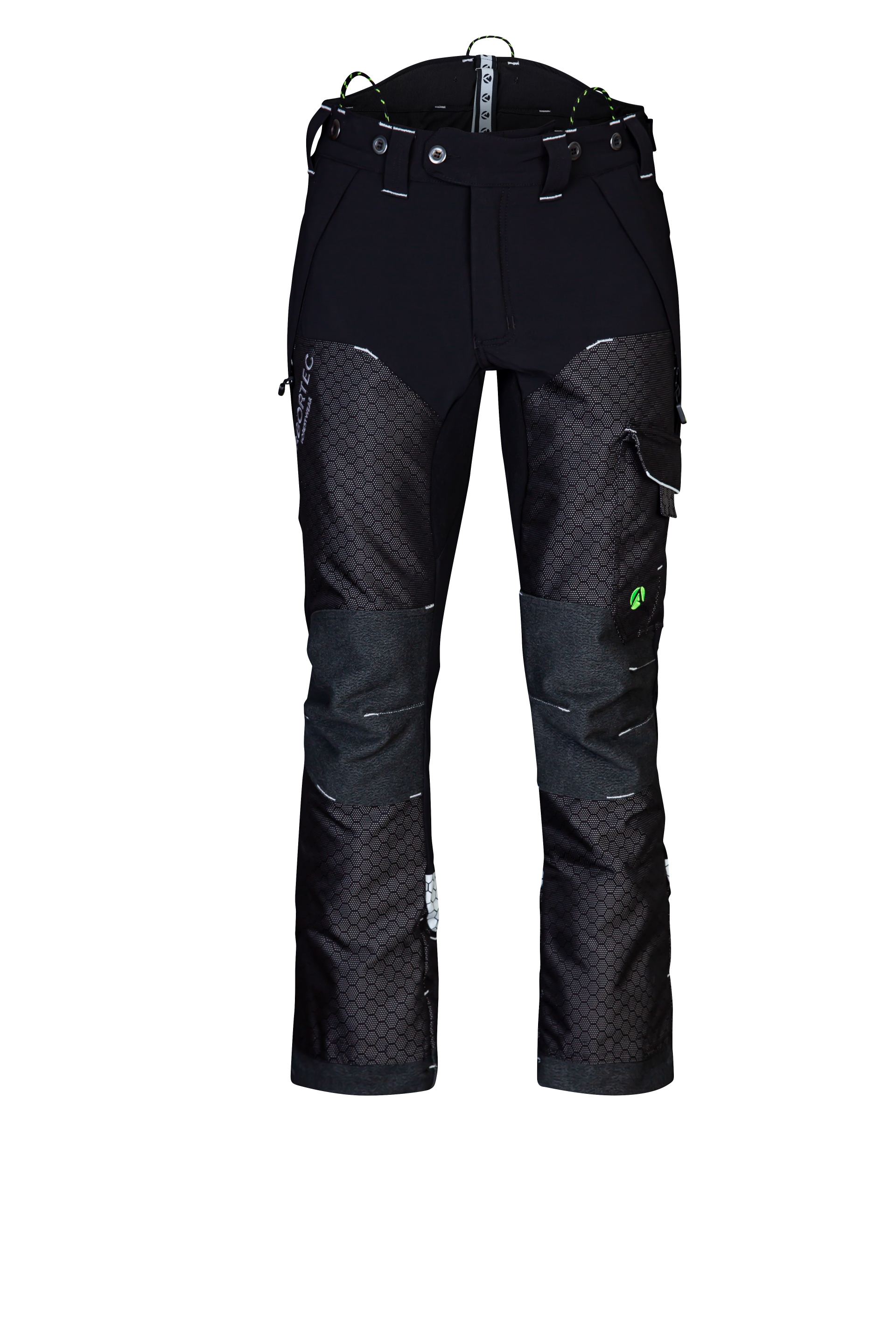AT4090 - Arbortec Deep Forest Chainsaw Trousers Design C/Class 1 - Black