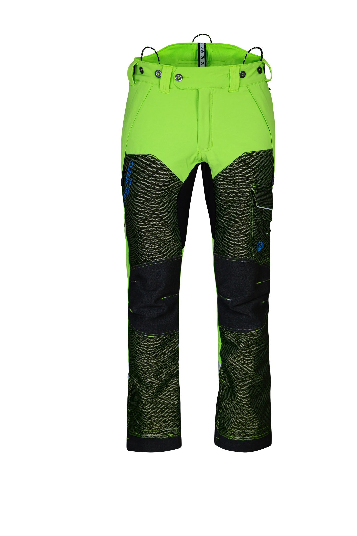 AT4090 - Arbortec Deep Forest Chainsaw Trousers Design C/Class 1 - Lime