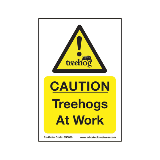 SS0090 Corex Safety Sign - Caution Treehogs At Work