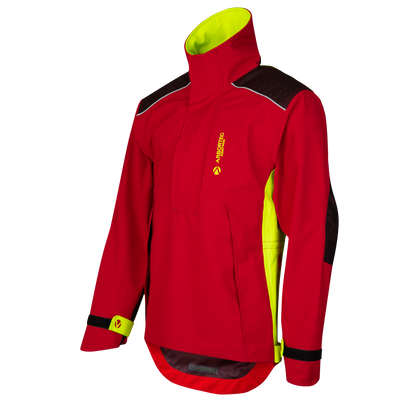 AT4460 - Heavy Duty Half Zip Breathedry® Smock - Red