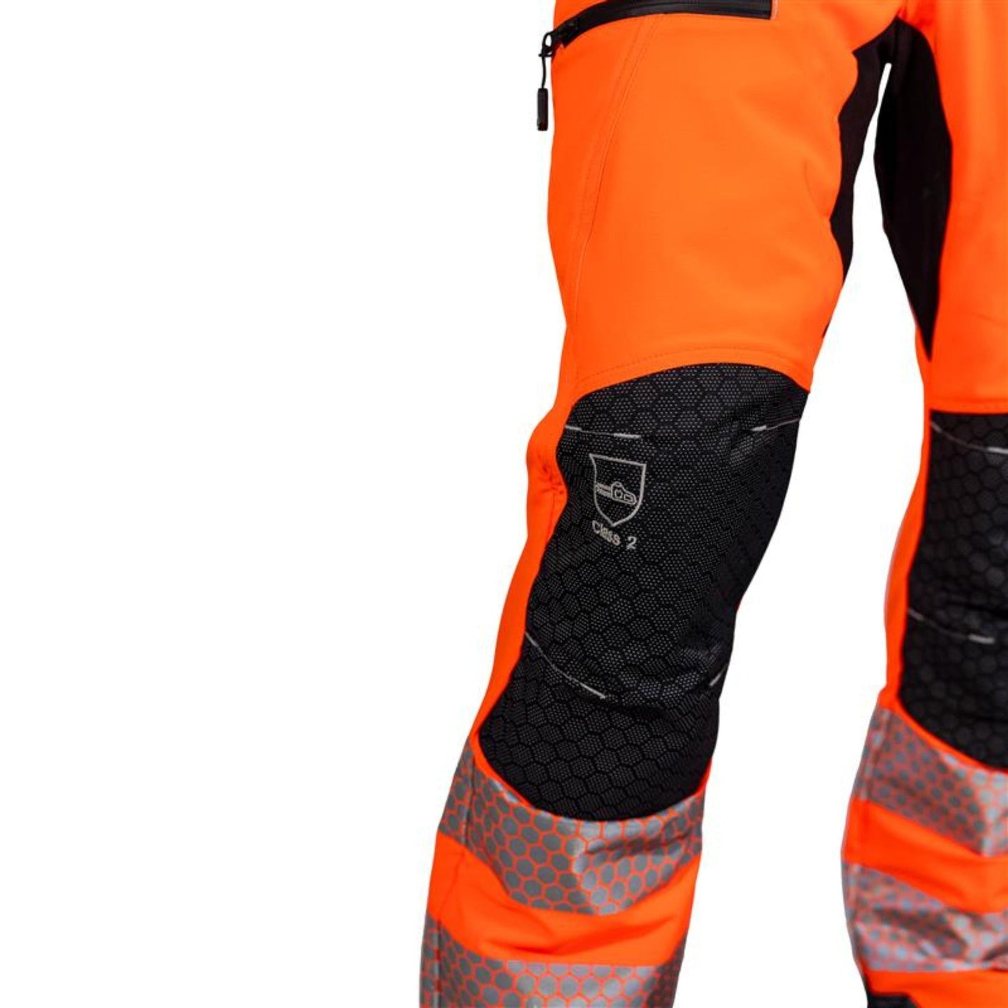 ATHV4075 Breatheflex Pro Rail Spec Trousers Design C Class 2 - Hi-Vis Orange