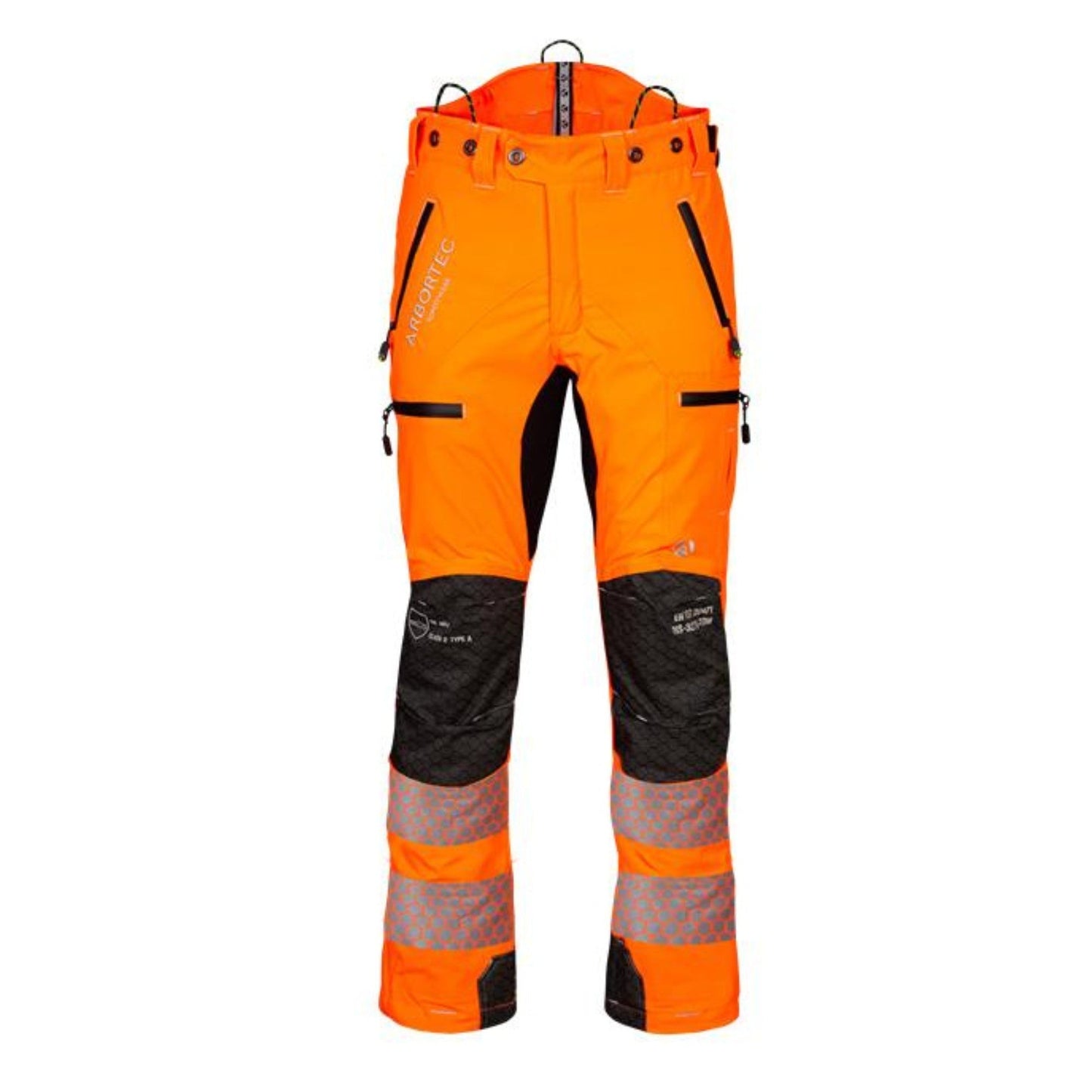 ATHV4075 Breatheflex Pro Rail Spec Trousers Design C Class 2 - Hi-Vis Orange