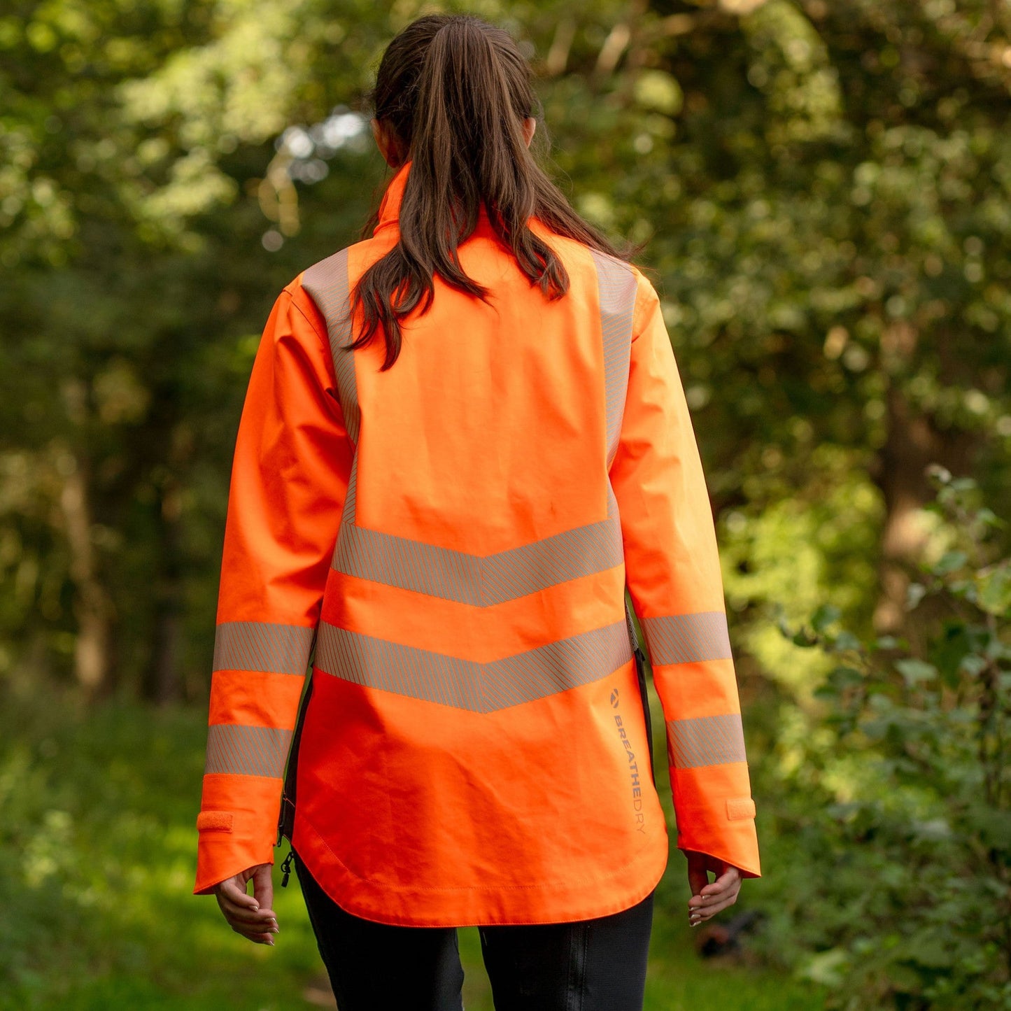 ATHV4420(F) Full Zip Waterproof Women’s Work Jacket – Hi-Vis Orange