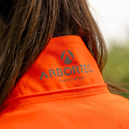 ATHV4420(F) Full Zip Waterproof Women’s Work Jacket – Hi-Vis Orange