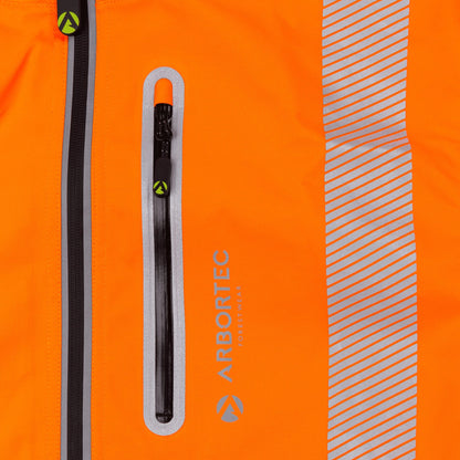 ATHV4420(F) Full Zip Waterproof Women’s Work Jacket – Hi-Vis Orange