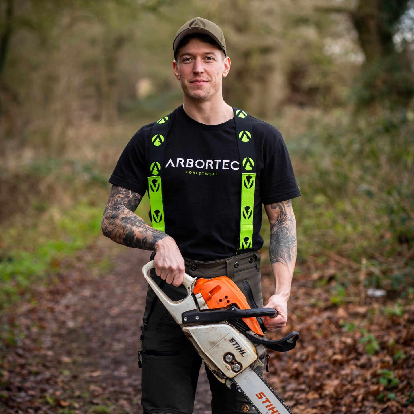 Hook & Loop Braces For Chainsaw Trousers