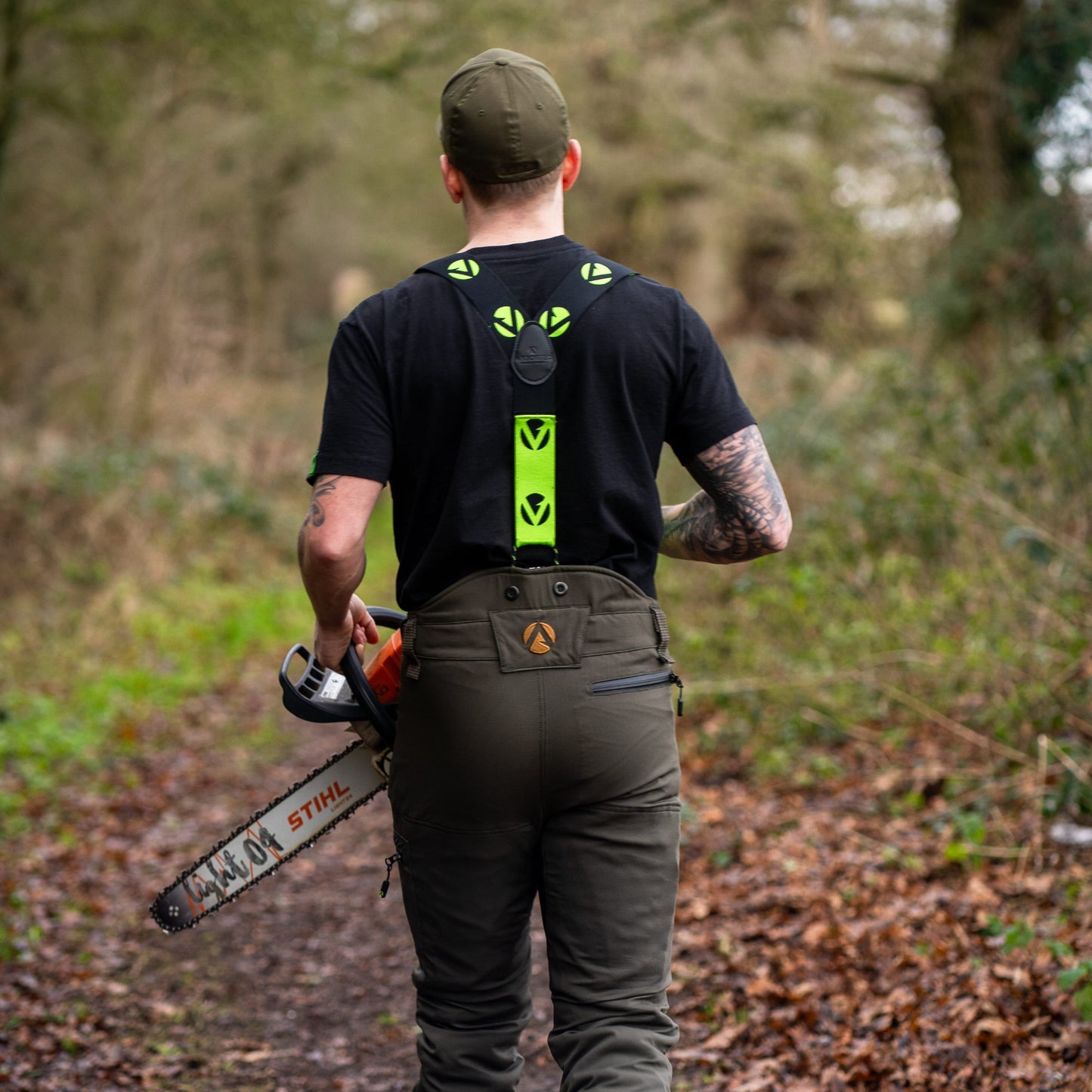 Hook & Loop Braces For Chainsaw Trousers