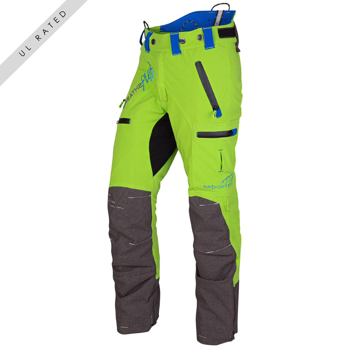 AT4060(US) Breatheflex Pro Chainsaw Trousers UL Rated - Lime