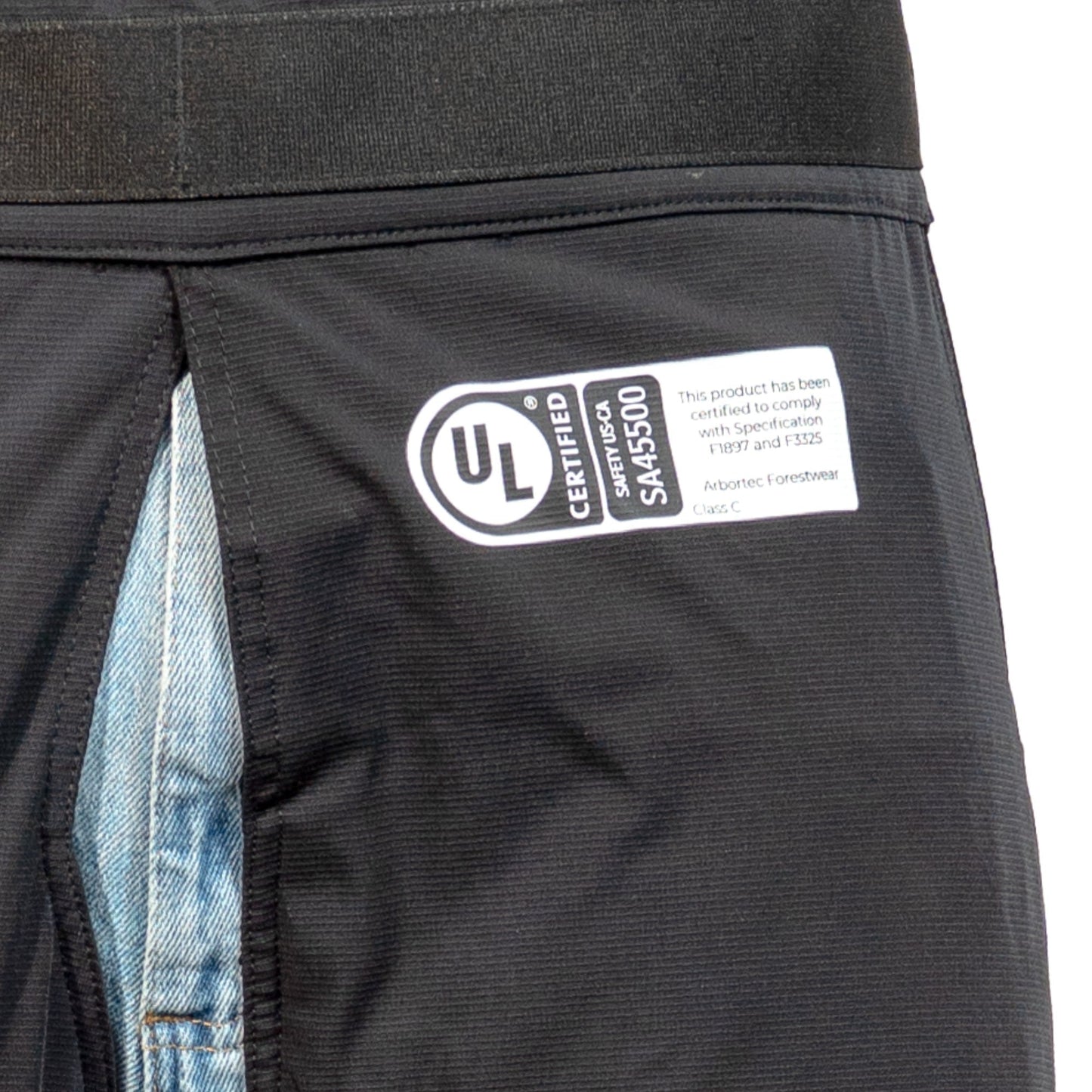 AT4008(US) Arbortec Chainsaw Chaps Calf Wrap - Black - Arbortec Forestwear