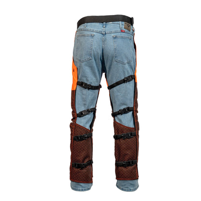 AT4008(US) Arbortec Chainsaw Chaps Calf Wrap - Orange - Arbortec Forestwear