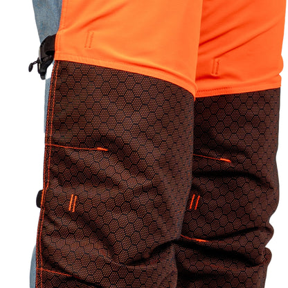 AT4008(US) Arbortec Chainsaw Chaps Calf Wrap - Orange - Arbortec Forestwear