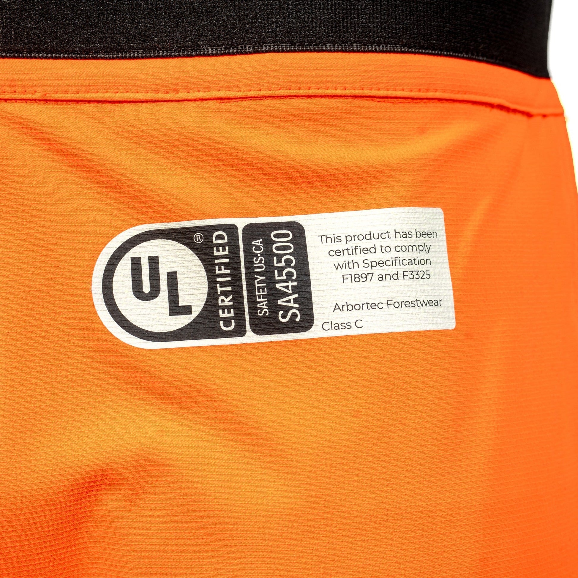 AT4008(US) Arbortec Chainsaw Chaps Calf Wrap - Orange - Arbortec Forestwear