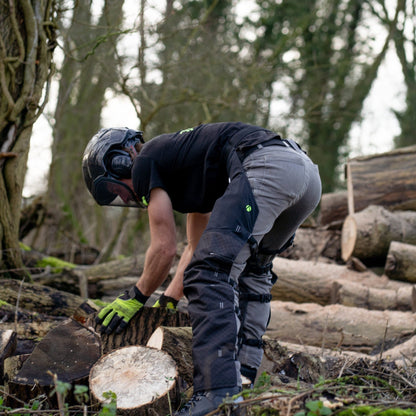 AT4009(US) Arbortec Chainsaw Chaps Front Protection - Black - Arbortec Forestwear