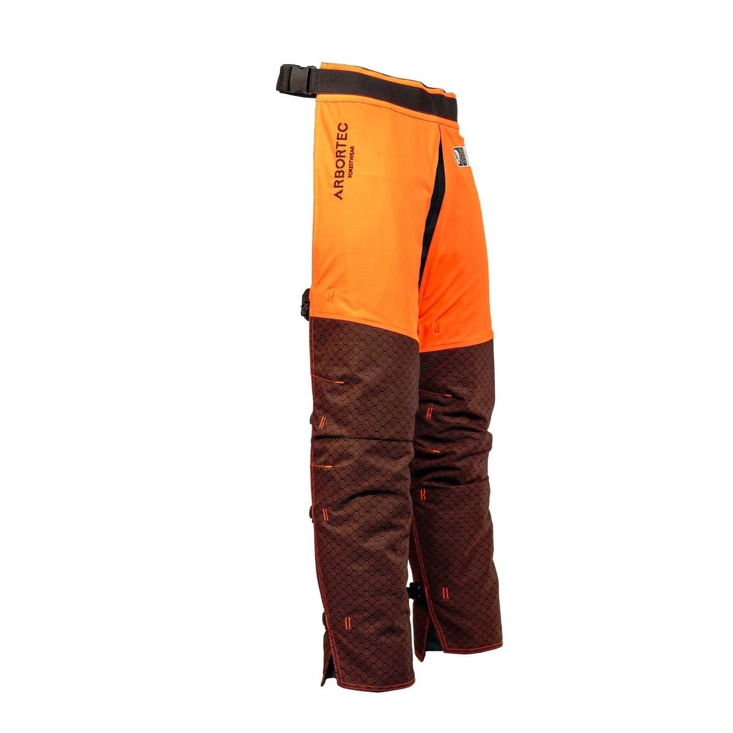 AT4009(US) Arbortec Chainsaw Chaps Front Protection - Orange - Arbortec Forestwear