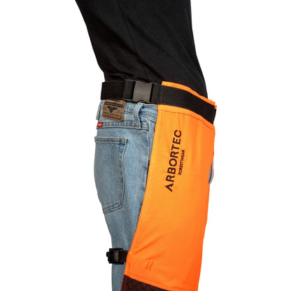 AT4009(US) Arbortec Chainsaw Chaps Front Protection - Orange - Arbortec Forestwear