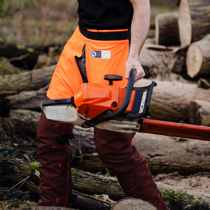 AT4009(US) Arbortec Chainsaw Chaps Front Protection - Orange - Arbortec Forestwear