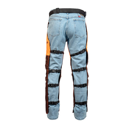 AT4009(US) Arbortec Chainsaw Chaps Front Protection - Orange - Arbortec Forestwear