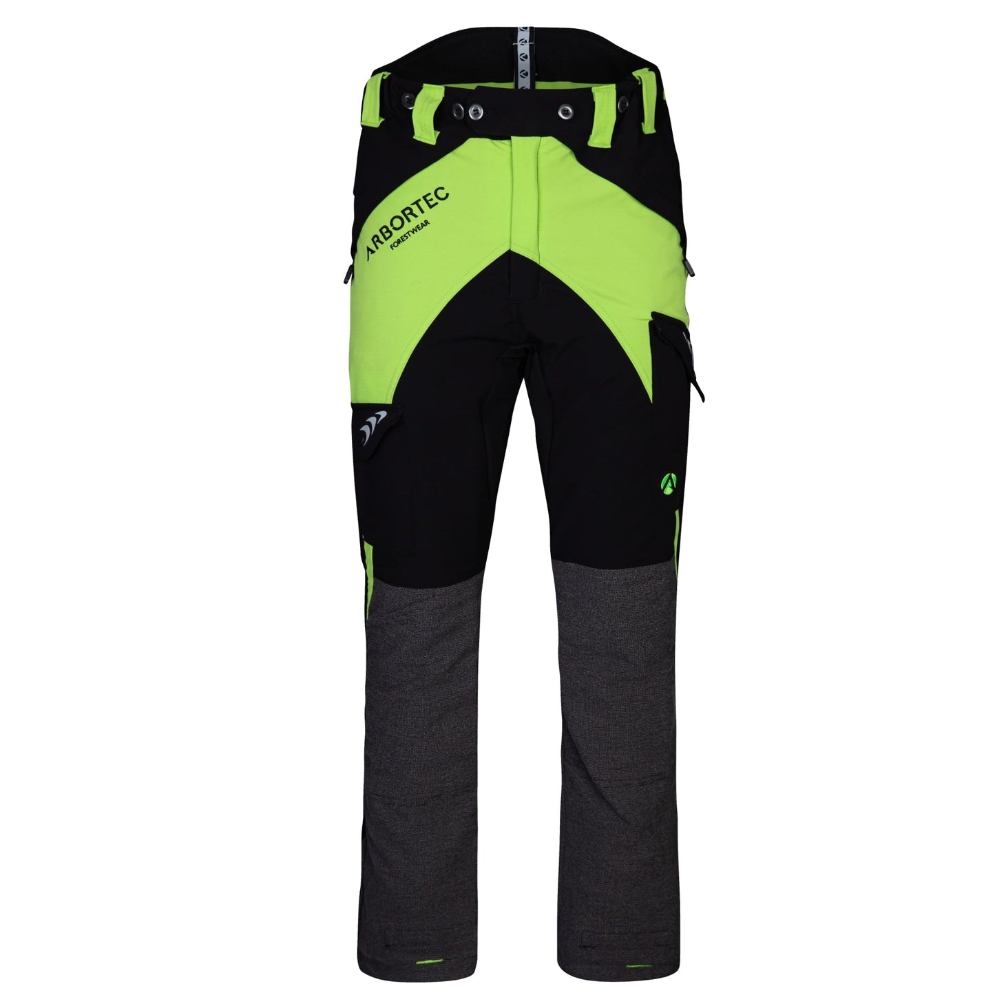 AT4035 Breatheflex Chainsaw Trousers Design C Class 3 - Lime - Arbortec Forestwear