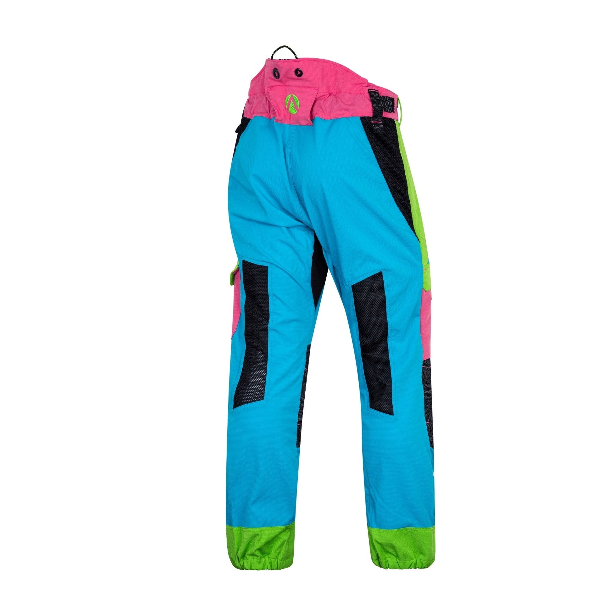 AT4062(EU) Arbortec Vented Chainsaw Trousers Design A Class 1 - Aqua Multi - Arbortec Forestwear