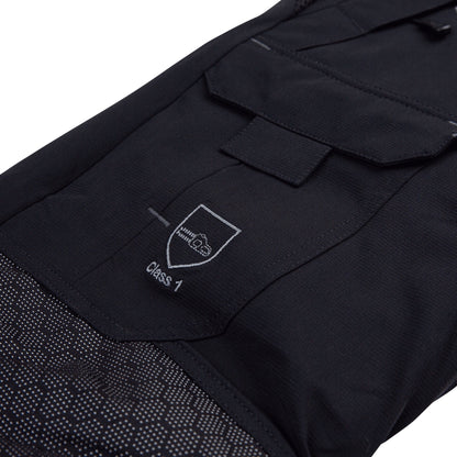 AT4062(EU) Arbortec Vented Chainsaw Trousers Design A Class 1 - Black - Arbortec Forestwear