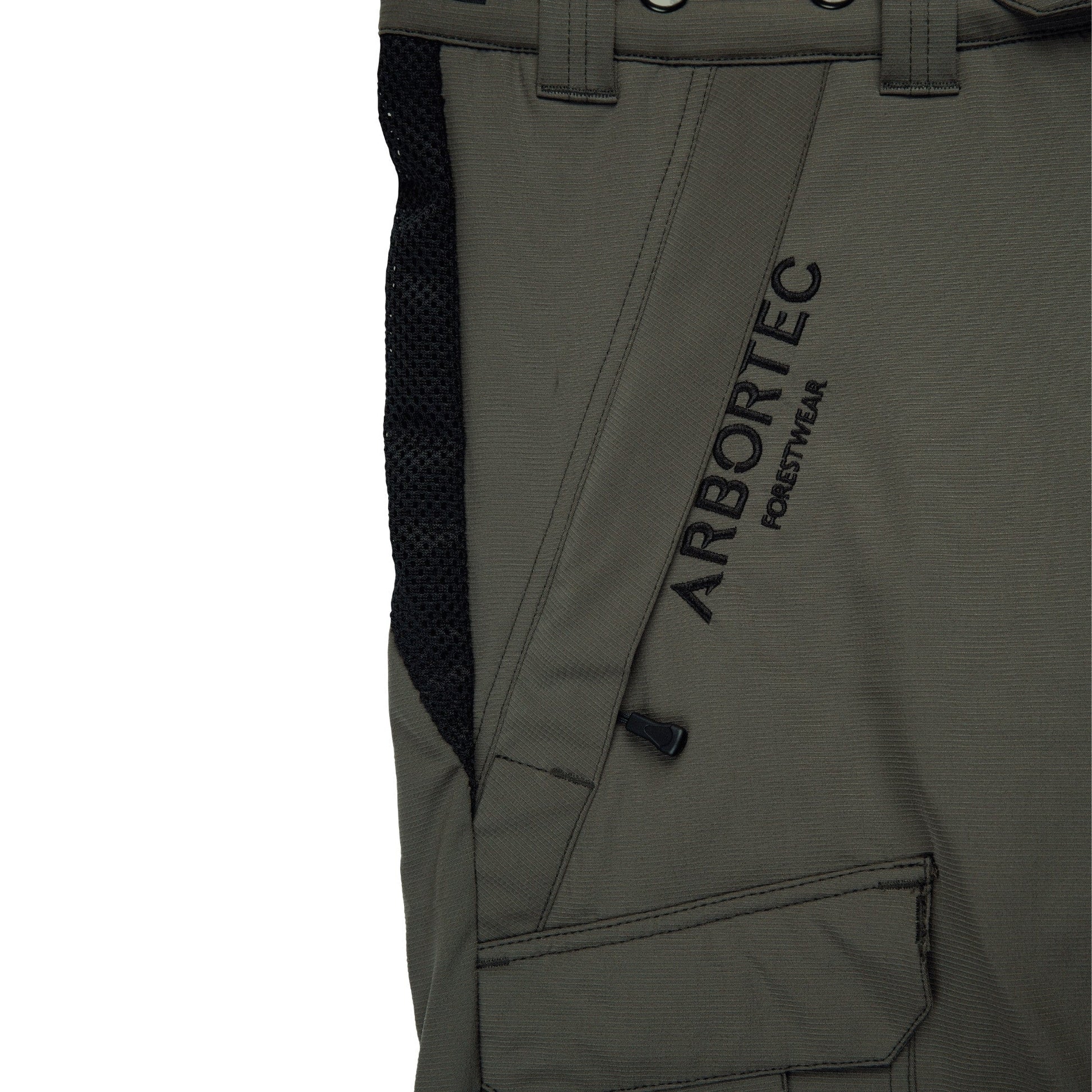 AT4062(EU) Arbortec Vented Chainsaw Trousers Design A Class 1 - Olive - Arbortec Forestwear