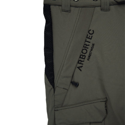 AT4062(EU) Arbortec Vented Chainsaw Trousers Design A Class 1 - Olive - Arbortec Forestwear