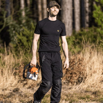 AT4062(US) Arbortec Vented Chainsaw Pants - Black - Arbortec Forestwear