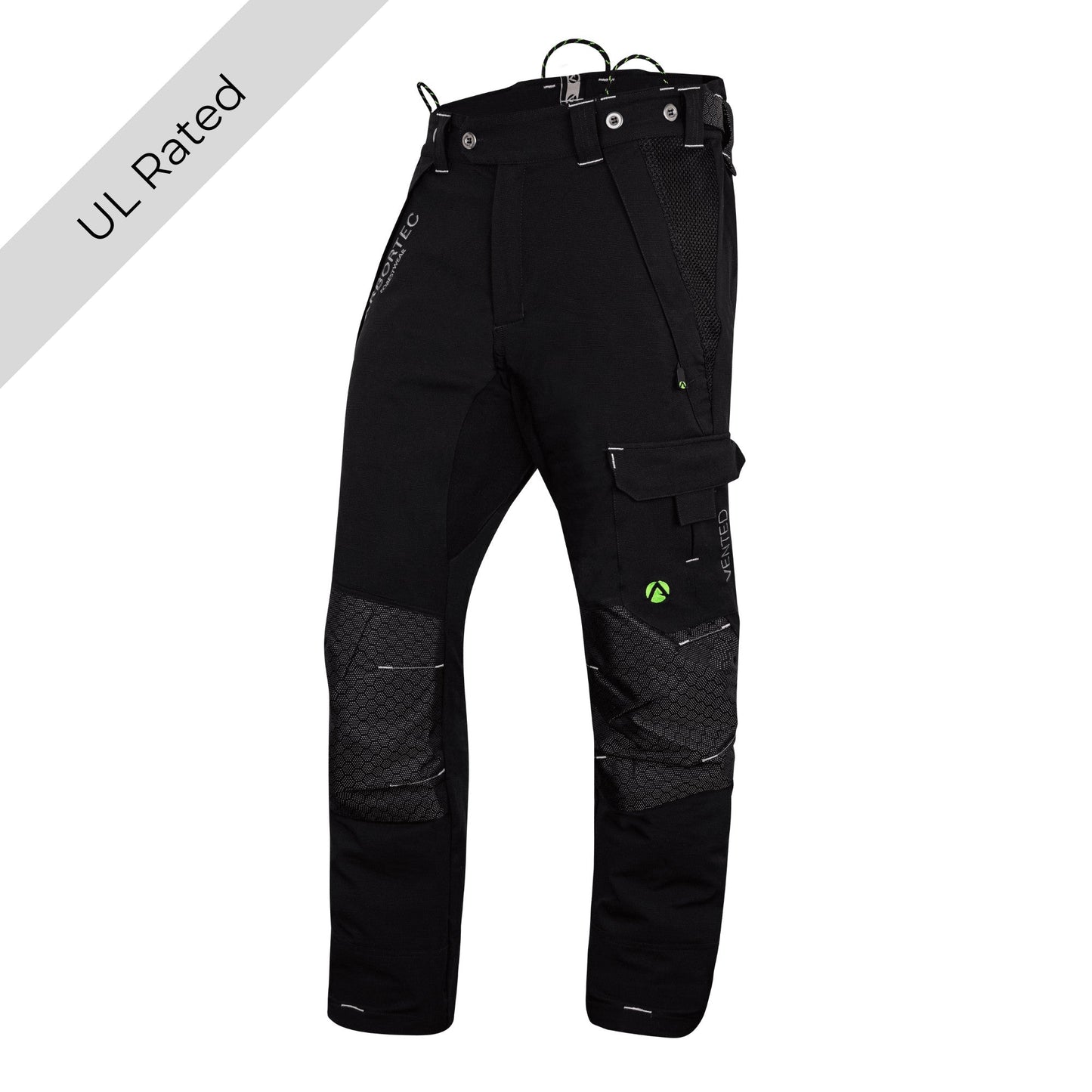AT4062(US) Arbortec Vented Chainsaw Pants - Black - Arbortec Forestwear