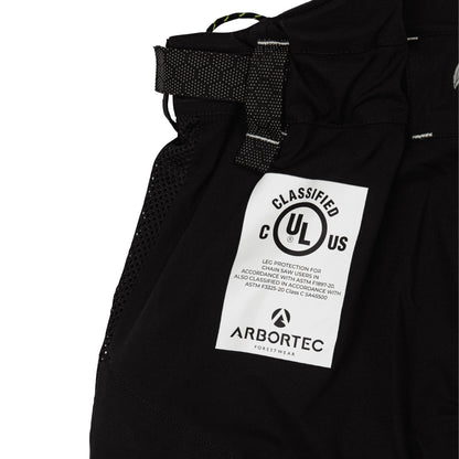 AT4062(US) Arbortec Vented Chainsaw Pants - Black - Arbortec Forestwear