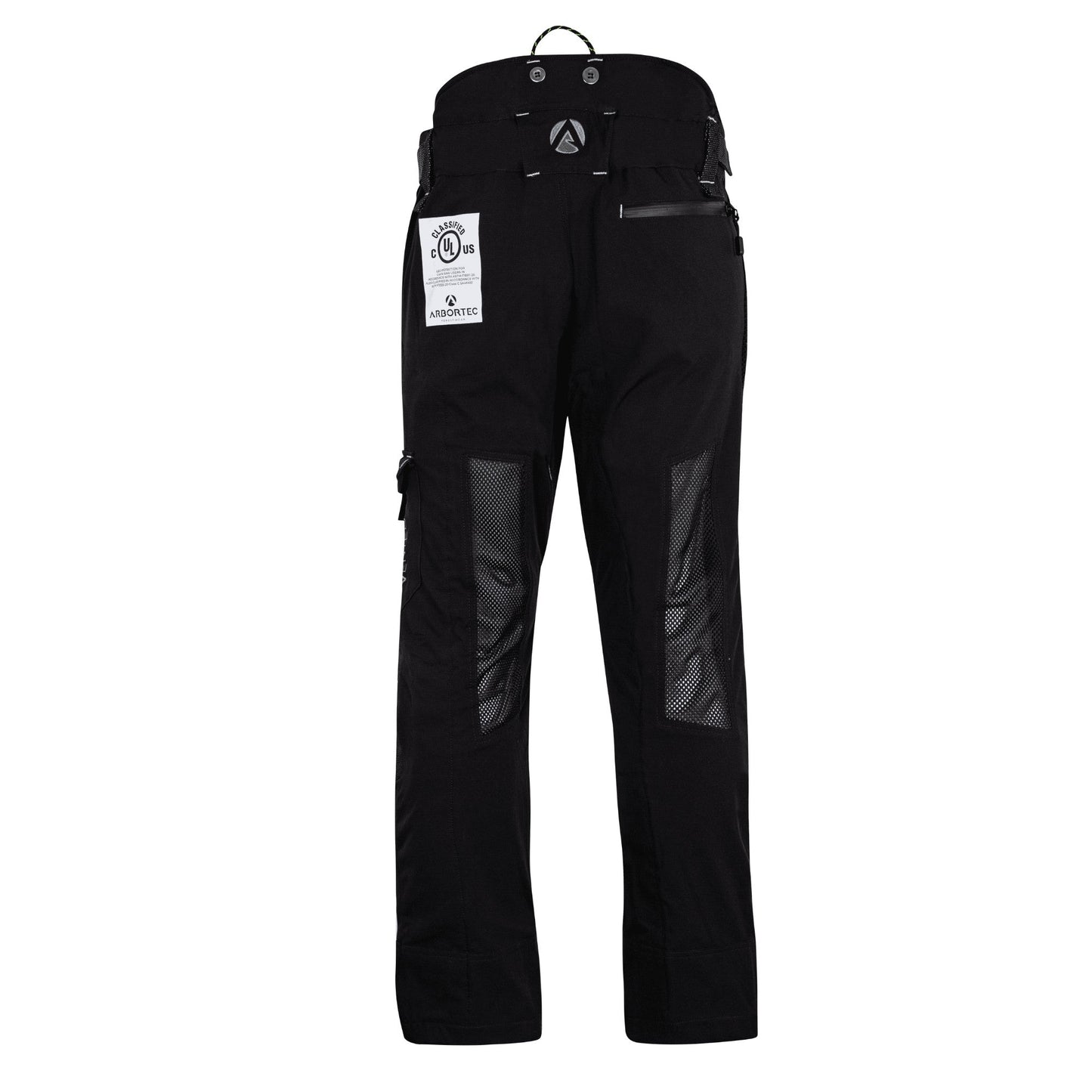 AT4062(US) Arbortec Vented Chainsaw Pants - Black - Arbortec Forestwear