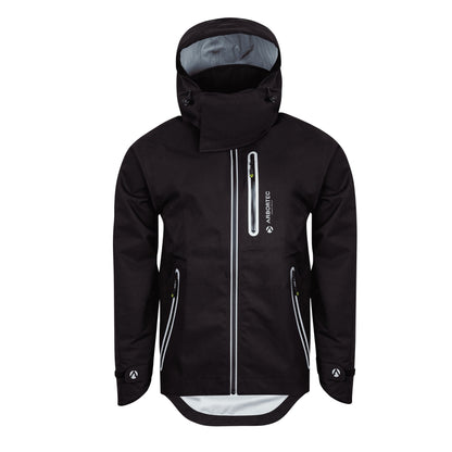 AT4420 Full - Zip Waterproof Work Jacket – Black - Arbortec Forestwear