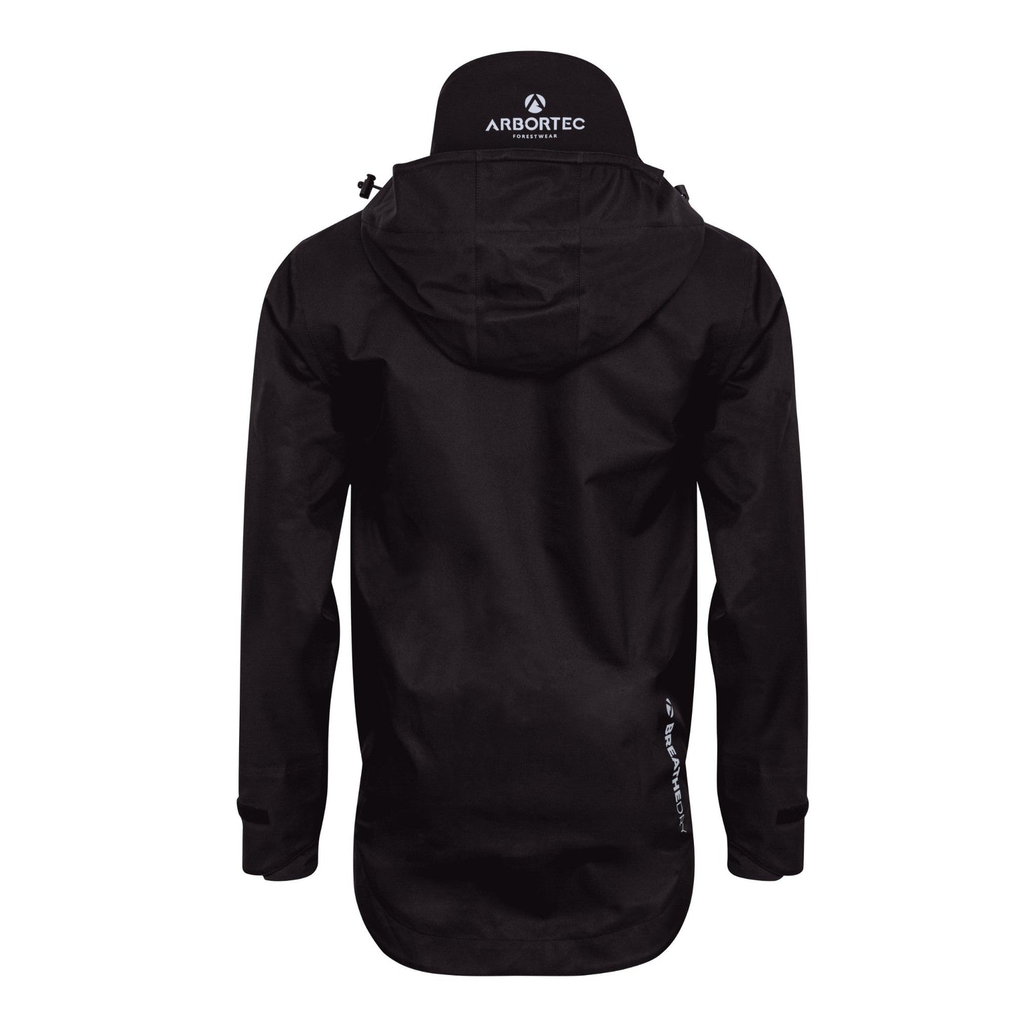 AT4420 Full - Zip Waterproof Work Jacket – Black - Arbortec Forestwear