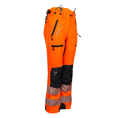 ATHV4070(F) Breatheflex Pro Women's Chainsaw Trousers Class 1 / Design C - Hi - Vis Orange - Arbortec Forestwear