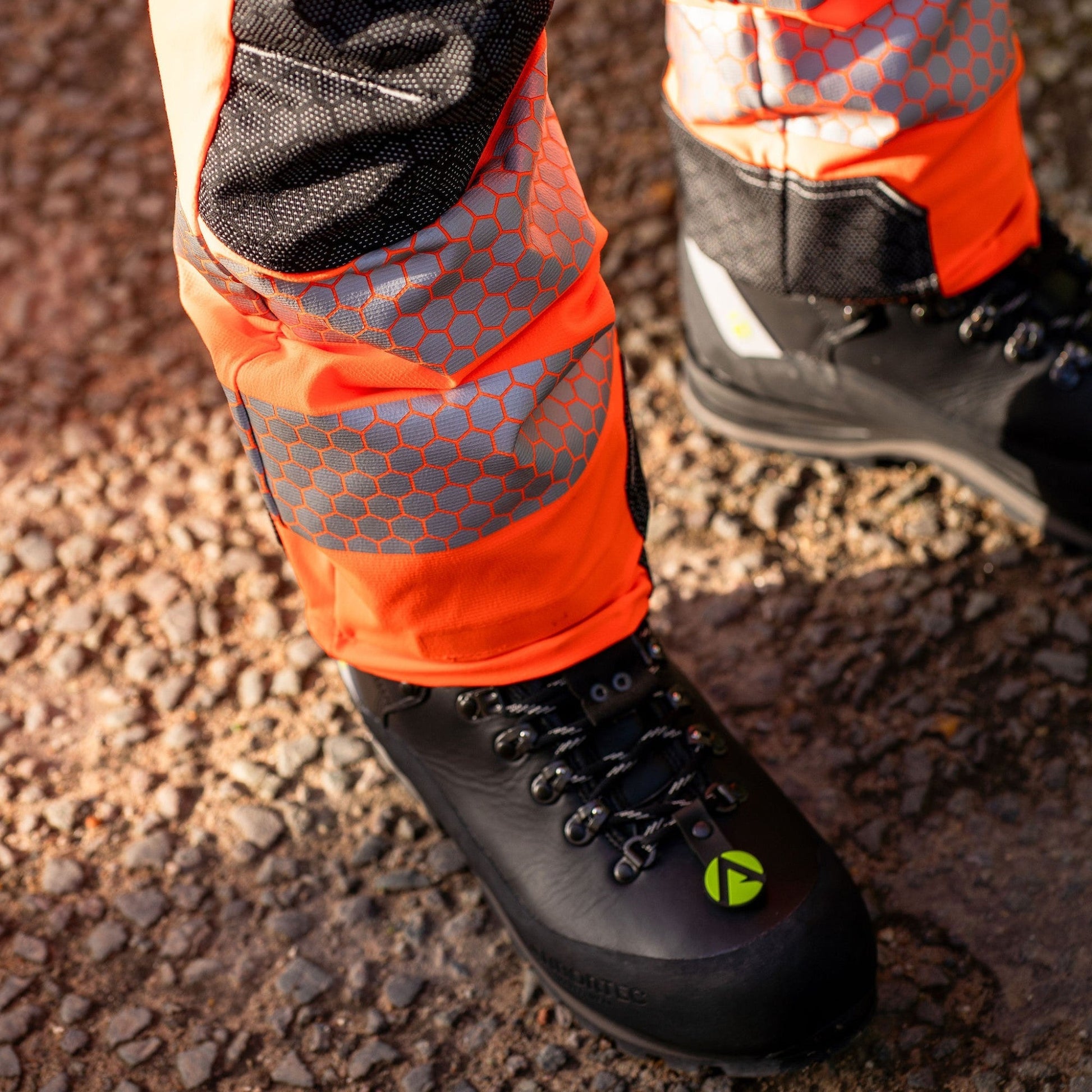 ATHV4075 Breatheflex Pro Rail Spec Trousers Design C Class 2 - Hi - Vis Orange - Arbortec Forestwear