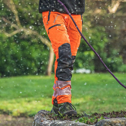 AT4070 Breatheflex Pro Type C Class 1 Chainsaw Trousers - Hi-Vis Orange - Arbortec Forestwear