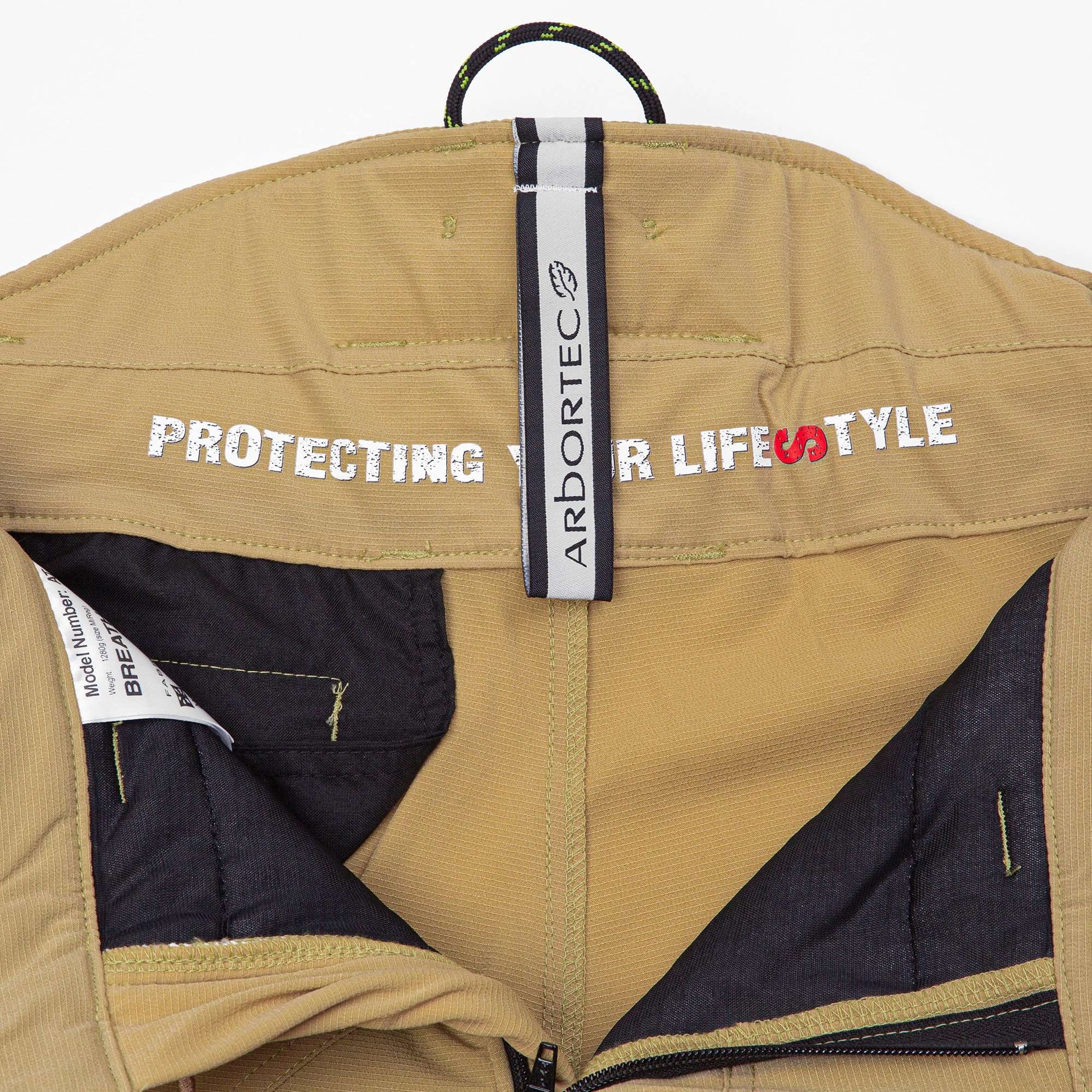 AT4060 Breatheflex Pro Type A Class 1 Chainsaw Trousers - Beige - Arbortec Forestwear