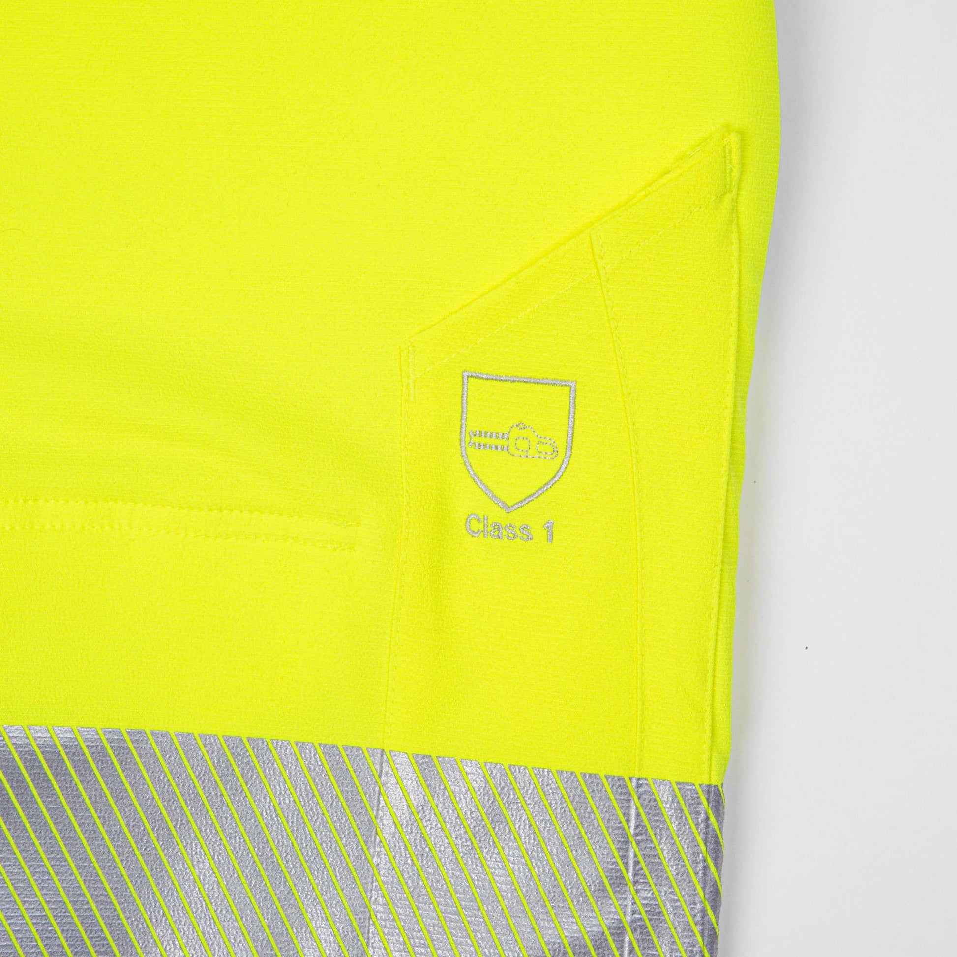 AT4050 Breatheflex Type C Class 1 Chainsaw Trousers - Hi-Vis Yellow/Kevlar - Arbortec Forestwear