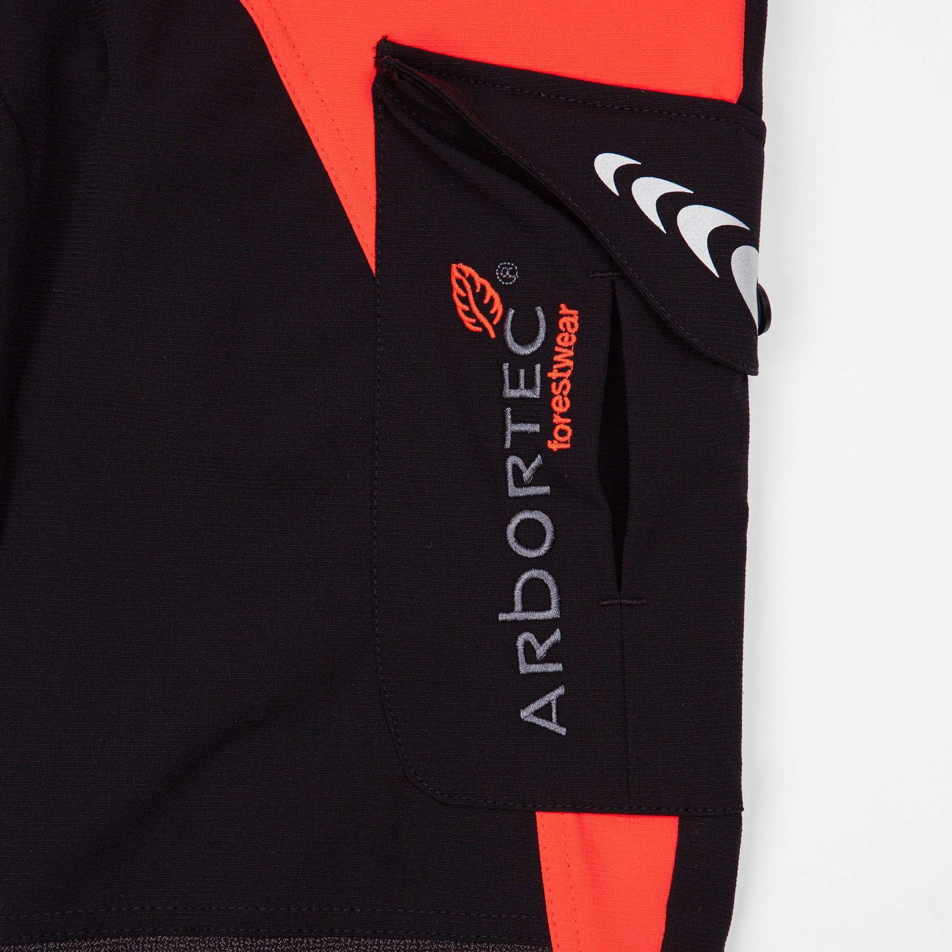 AT4010 Breatheflex Type A Class 1 Chainsaw Trousers - Orange - Arbortec Forestwear
