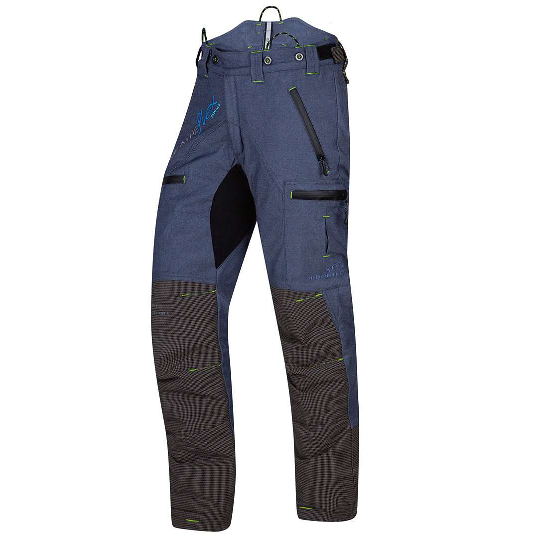 AT4070 Breatheflex Pro Chainsaw Trousers Design C Class 1 - Denim Blue Legacy