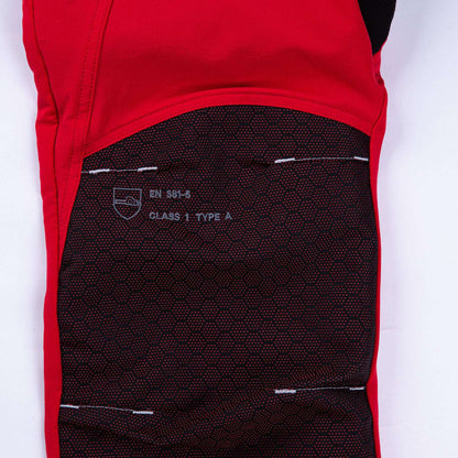 AT4061 Freestyle Chainsaw Trousers Design A Class 1 - Red