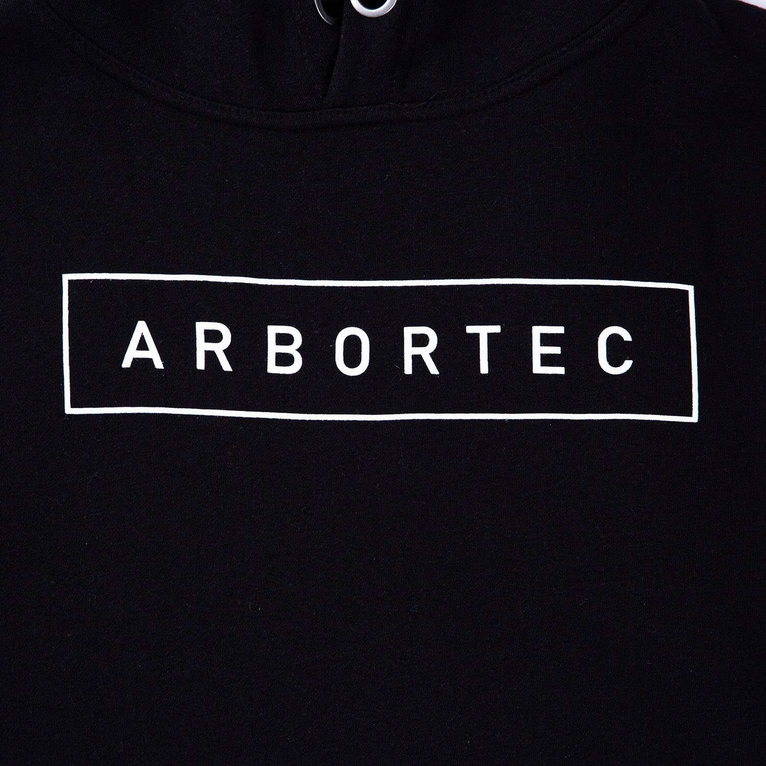 AT5016 Arbortec Heavyweight Hoodie - Black With White Logo