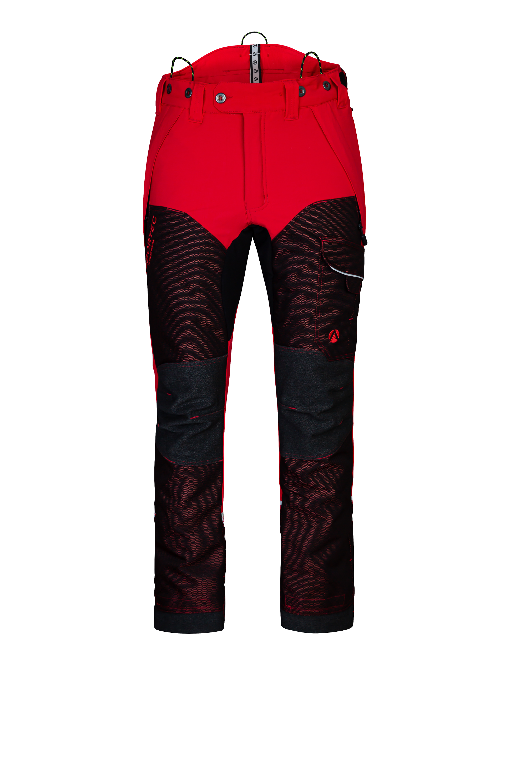 AT4090 - Arbortec Deep Forest Chainsaw Trousers Design C/Class 1 - Red