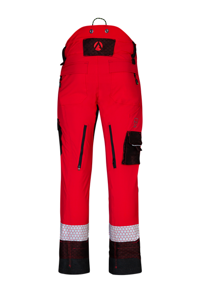AT4080 - Arbortec Deep Forest Chainsaw Trousers Design A/Class 1 - Red