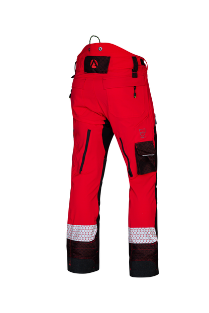 AT4080 - Arbortec Deep Forest Chainsaw Trousers Design A/Class 1 - Red