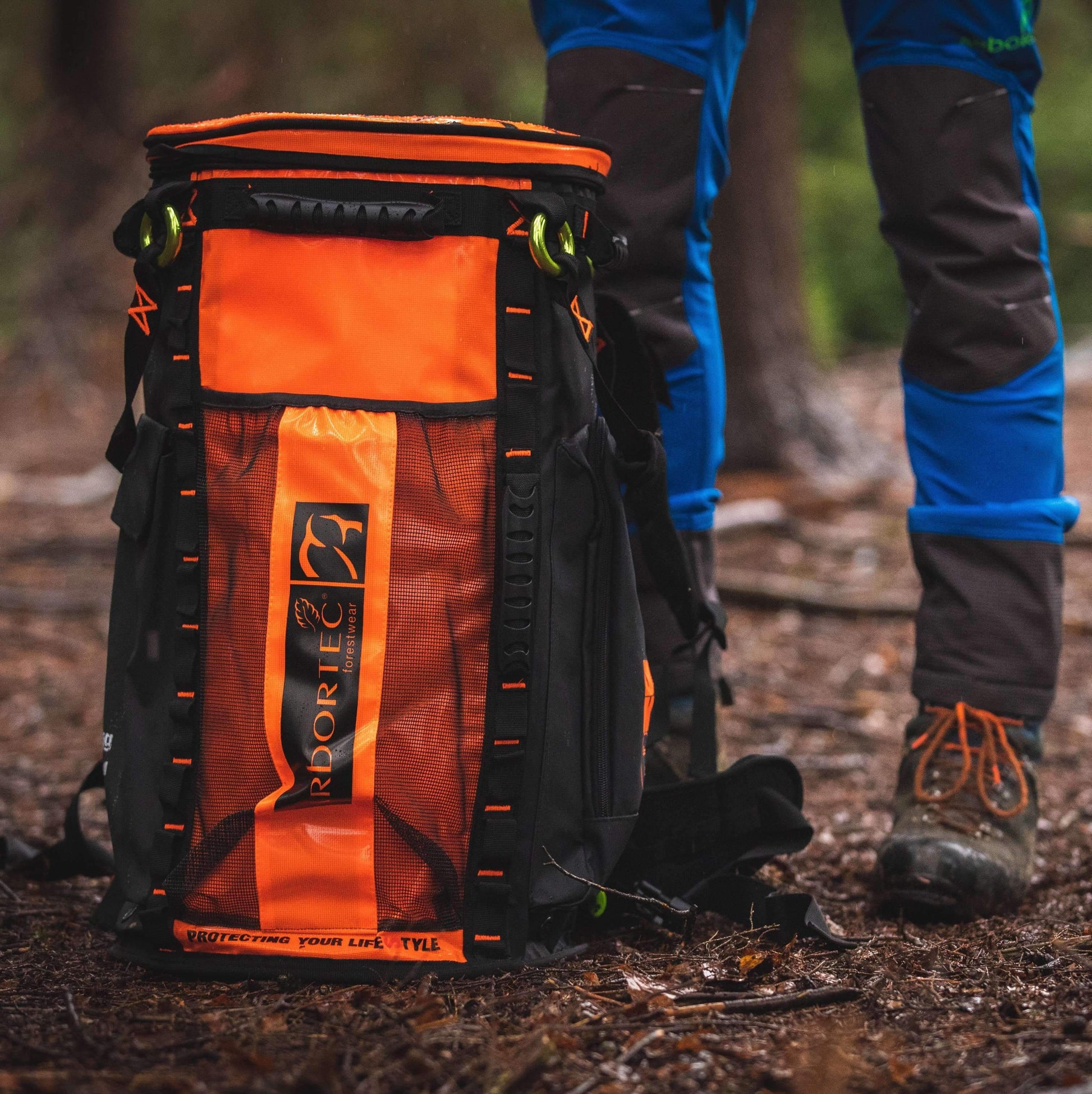 AT107-65 Cobra Rope Bag - Orange 65L - Arbortec Forestwear