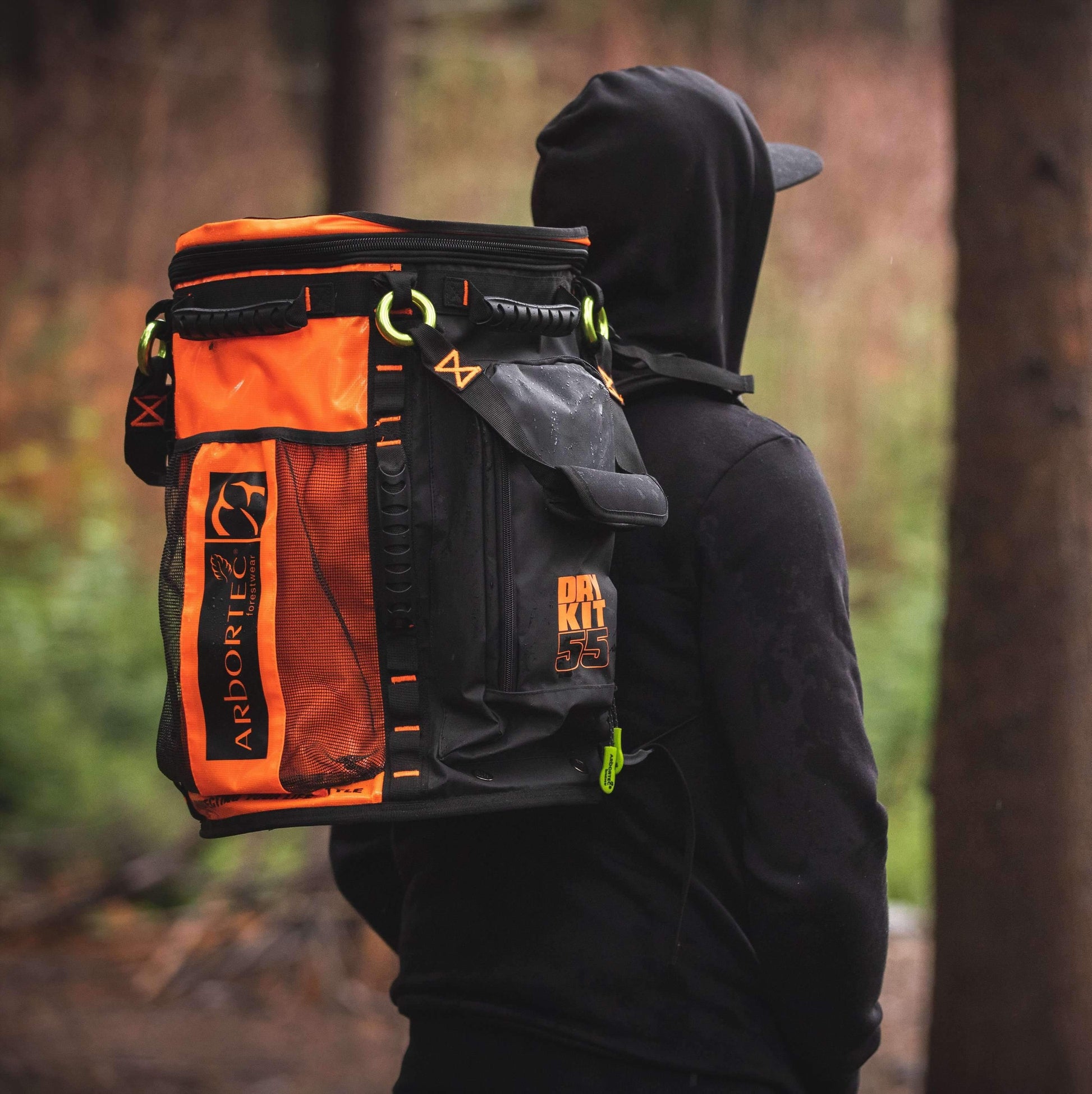 AT106-55 Cobra Rope Bag - Orange 55L - Arbortec Forestwear