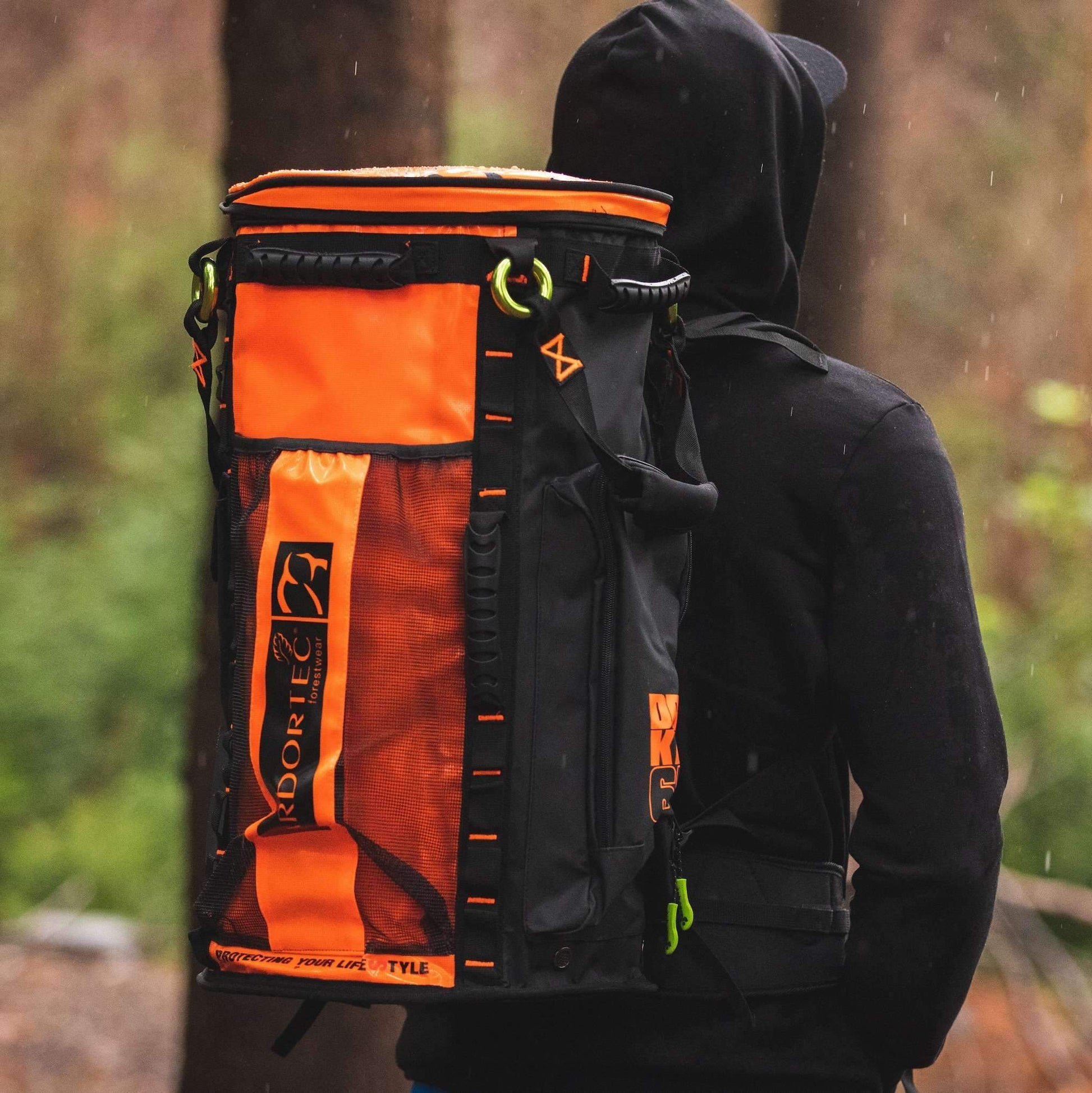 AT107-65 Cobra Rope Bag - Orange 65L - Arbortec Forestwear