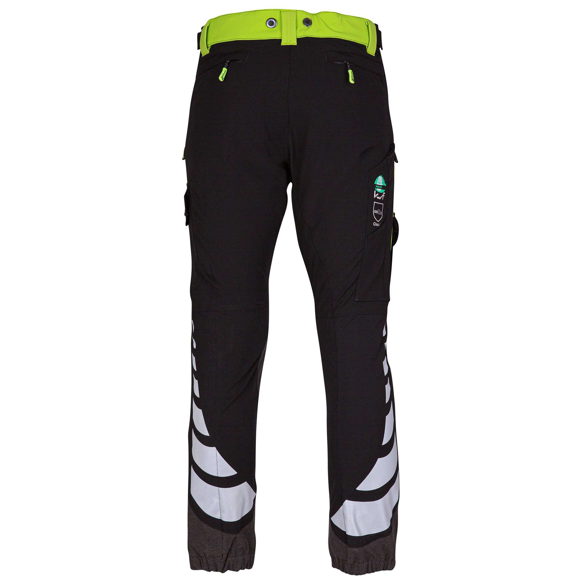 AT4050 Breatheflex Ladies Type C Class 1 Chainsaw Trousers - Lime - Arbortec Forestwear