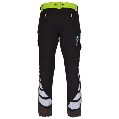 AT4010 Breatheflex Ladies Type A Class 1 Chainsaw Trousers - Lime - Arbortec Forestwear