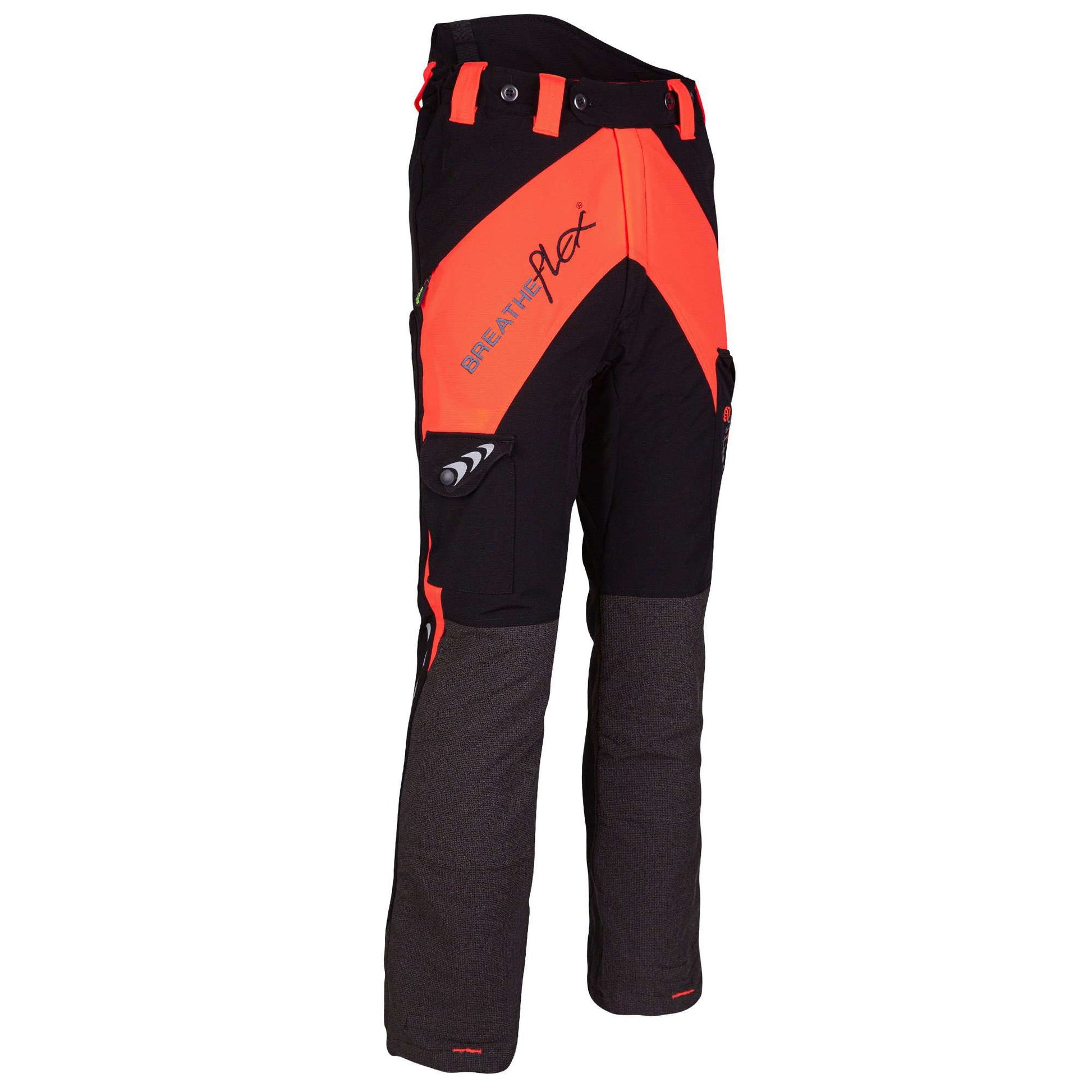 AT4010 Breatheflex Type A Class 1 Chainsaw Trousers - Orange - Arbortec Forestwear